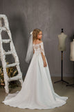 Girls Couture Satin Lace Off The Shoulder Communion Gown