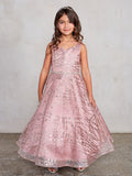Girls Glitter A Line Pageant Dress With Sweetheart Neckline