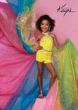 Sugar Kayne By Johnathan Kayne Fun And Sassy Pageant Rainbow Romper
