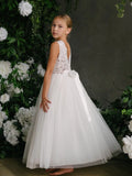 Teter Warm Couture Embroidered Lace Tulle Communion Special Occasion Dress