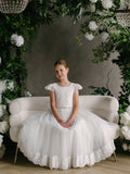 Teter Warm Couture Wedding Communion Flower Girl Party Lace Tulle Dress