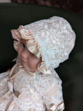 Eliana Satin Tulle Christening Gown | Blush Kids