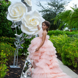 The Frances Couture Girls Ruffled Tulle Dress | Free Ship