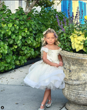 Aleysha Satin Lace Short Pageant Dress | Blush Kids | Free Ship
