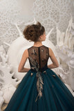 Couture Lace Tulle Flower Girl Pageant Photo Shoot Special Occasion Dress