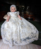 Couture Handmade Baby Christening Baptism Heirloom Gown