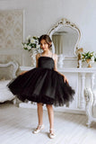 Athens Satin Tulle Girls Pageant Dress With Train | Free Shipping