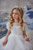 Girls Pentelei Couture Fairy Princess Wedding Flower Pageant Party Gown