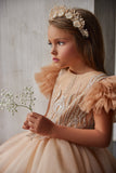 Pentelei Couture Flower Girl Special Occasion Pageant Party Communion  Gown