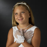 The Brooke Embroidered Communion Gloves